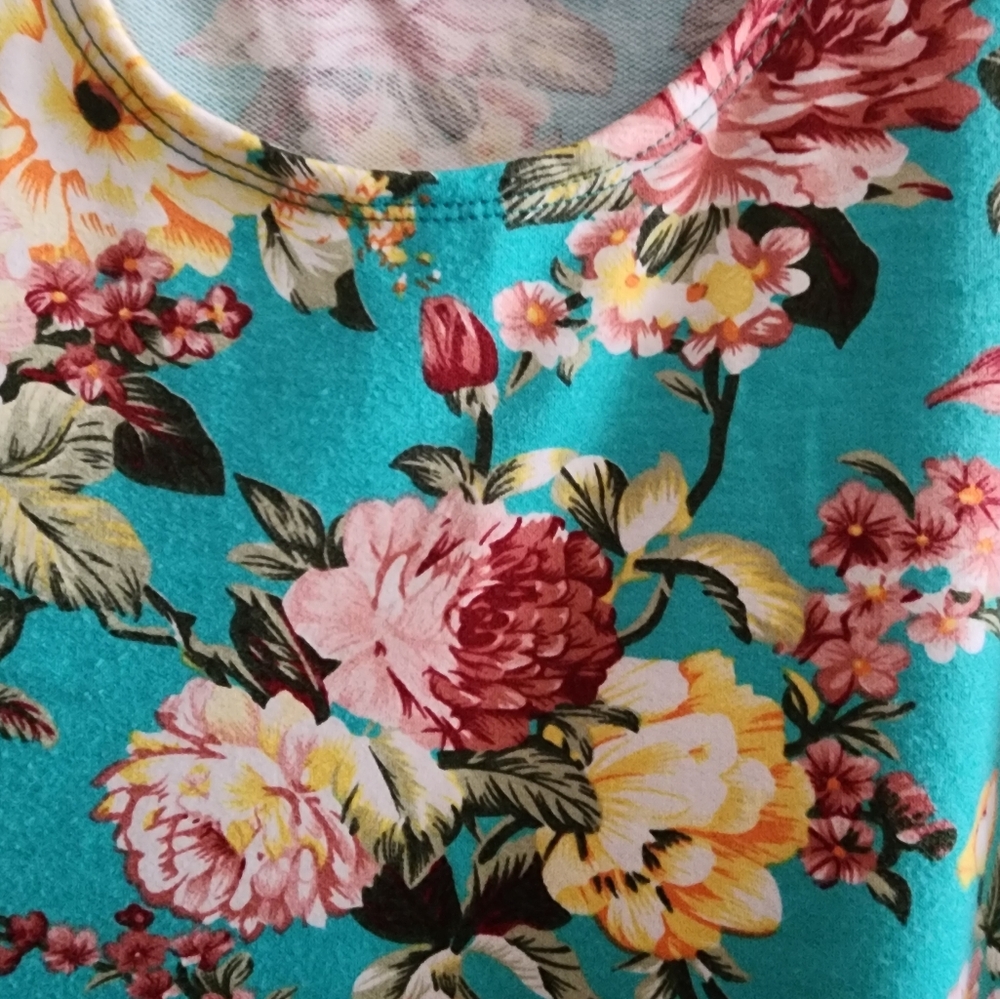 Floral Skater Dress 2X - Picture 4 of 4